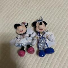 【高価値】 ミッキー ミニー ぬいぐるみバッチ 20周年 タイムトゥシャイン ぬいぐるみ