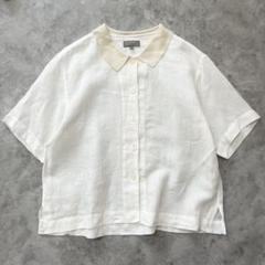 マーガレットハウエル　シルク混ブラウス MARGARET HOWELL - 【美品】マーガレットハウエル シルク混