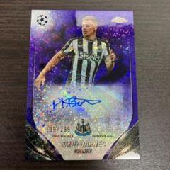 Topps Harvey Barnes オートグラフカード 109/299のサムネイル