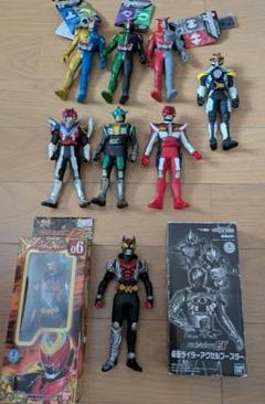 平成仮面ライダー　W キバ　電王　ソフビ　タグ付き、限定等　10種類