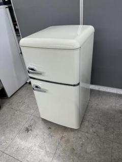 オーヤマ 冷蔵庫　昭和レトロ　PRR-082D-W　81L　2023年製ホワイト オーヤマ 冷蔵庫 昭和レトロ PRR-082D-W 81L 2023年製ホワイト