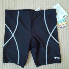 TYR スクール水着 ブラック・ホワイト 150