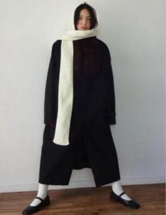 FEKETE ノーカラーエコファーコート　フェケテ　アウター ノーカラーエコファーコート ファージャケット フェイクファー
