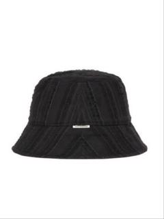 COOTIE PRODUCTIONS 黒ハット LARGE COOTIE PRODUCTIONS - Cotton Satin Bucket Hat (BLACK