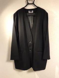 ノーカラージャケット【古着】