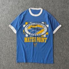 old　リンガーTシャツ　ヴィンテージ　DUNLOP　シングルステッチ　希少