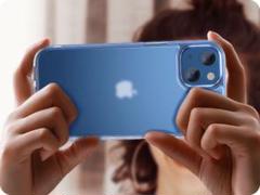 iPhone14Plus用　マットクリアケース