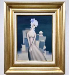 SALE(F6号）安藤絵流「白いドレスの記憶」真作/肉筆/表裏にサイン有り/油彩 SALE(F6号）安藤絵流「白いドレスの記憶」真作/肉筆/表裏に