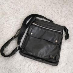 良品♪ PORTER ポーター フリースタイル ショルダーバッグ 黒 ブラック