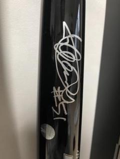 イチロー4367ピートローズ4256書き込み入りW直筆サインバット