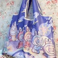 【新品未開封】labubu ラブブ　ショルダーバッグ　トートバッグ　新作 水色 入荷 刺繍 Labubu (ラブブ) エコバッグ トートバッグ ショルダー