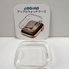 Apple Watchのカバー　透明　45mm シンプル　傷防止