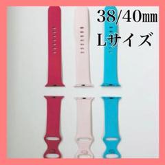 Lサイズ✨3色セット✨Apple Watch 互換 バンド 替え 38 40