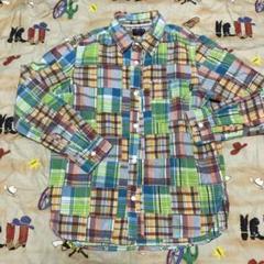 STUSSY Stussy(ステューシー) USA製 紫タグ ストライプ柄パッチ