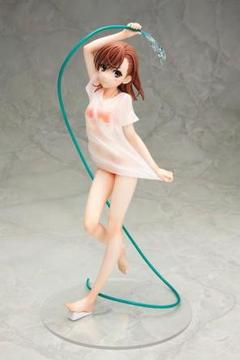 御坂美琴　水遊び　フィギュア　ジャンク　とある科学の超電磁砲　キャラクターグッズ フィギュア 御坂美琴 水遊びフィギュア アニメVer. 「とある科学