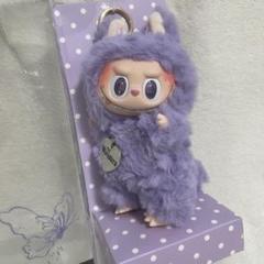 ZIMOMO ふわふわふわぬいぐるみ　LABUBUハートのしっぽブルーマーブル ZIMOMO LABUBUぬいぐるみブルーハート - メルカリ