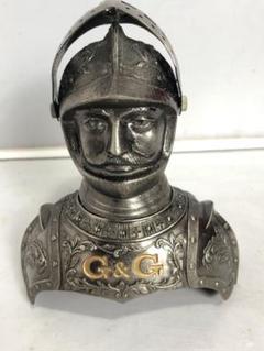 美品　ニッカ　G&G 騎士のヘルメット風金属製ボトルキャップ 美品ニッカG&G 騎士のヘルメット風金属製ボトルキャップ