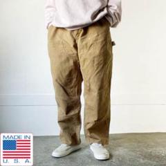 【完売】  希少 80s USA製 carhartt ダブルニーペインターパンツ 46×30 パンツ