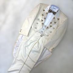 派手　燕尾服　メンズ　タキシード　モーニング　フロック　コスプレ　衣装　ビジュー