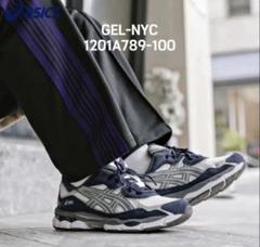 限定/即売/レア ASICS GEL-NYC 26.0cm NAVY STEEL
