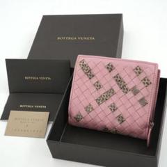 ✨未使用に近い・箱カード付き✨BOTTEGA ミニ財布イントレチャート