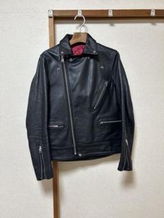 ②ECHTES LEDER ヴィンテージ/ライダース/ダブル/ロンジャン②