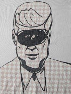 アンダーカバー 2001AW J.F.ケネディ大統領Tシャツ D.A.V.F期
