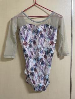 超美品 unoa ウノア ハート型ネックライン レオタード Restless colors-碧-】Sleeve & No sleeve design - Balletwear