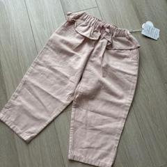 【新品】バースデイ　フタフタ　ツイルフリルパンツ　120 ピンク