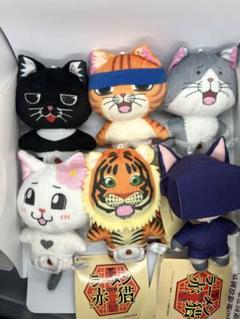未使用】ラーメン赤猫 バンダイナムコぬい chibiぬいぐるみ 全5