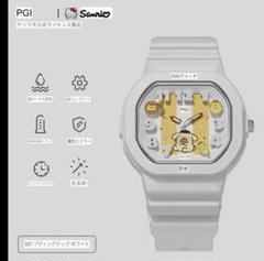 ポムポムプリン 白色 ホワイト サンリオ 海外コラボ 腕時計 限定 海外 コラボ