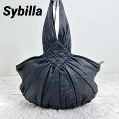 Sybilla シビラ　オールレザー　ハンドバッグ　美品　スモーキーブルー Sybilla（シビラ）のバッグ｜おすすめから探す｜イトキン