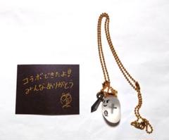 極美品☆Q-POT.☆おばけ×クラウン ネックレス ゴールドチェーン