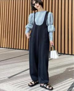 MEER. メーア デニムオールインワン インディゴ M~Lサイズ相当 美品 DENIM ALLINONE C139 - MEER.