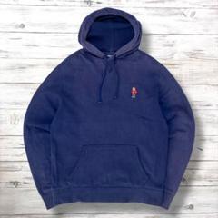 Ralph Lauren パーカー 刺繍ロゴ M ネイビー 1196