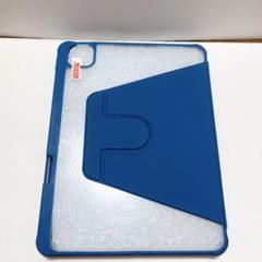 iPad Pro 11 ケース アイパッド ケース 360° 回転 ネイビー