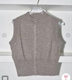 ★新品未使用★Cottonlinen Knit Vest Todayful TODAYFUL/トゥデイフル】Cottonlinen Knit Vest(コットンリネン
