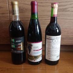 【お値下げ】北海道セイベルワイン、小坂わいん樹海、はこだてワイン 3本セット