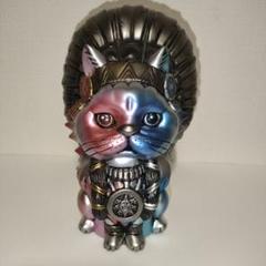 【新発売】 スピリニャン くいだおれトイ ししまるもも 猫 ソフビ その他