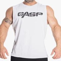 GASP Lサイズ ホワイト ノースリーブ Vintage tank GASP Lサイズ ホワイト ノースリーブ Vintage tank - メルカリ