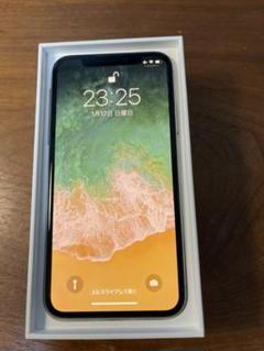 iPhone X silver 64GB 【SIMロック解除済み】