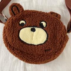 バッグ tinycottons bear bag brnown Tinycottons 24AW Bear Bag - Bunny Hill Boutique