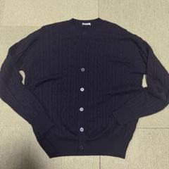 AURALEE カーディガン ニット レディース メンズ ブラック COTTON HIGH GAUGE RIB KNIT CROPPED CREW NECK CARDIGAN #BLACK
