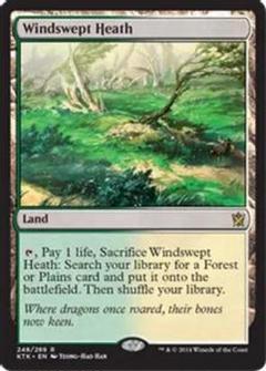 吹きさらしの荒野　ボーダーレス　レア　4枚セット 360)□ボーダーレス□《吹きさらしの荒野/Windswept Heath》[MH3
