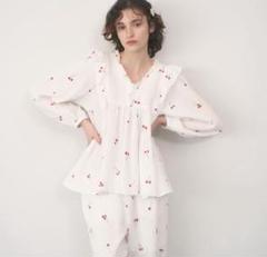 SNIDEL HOME ダブルカーゼトップス&ダブルカーゼロングパンツ SNIDEL HOME（スナイデルホーム）の「ダブルガーゼロングパンツ