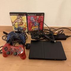 PlayStation 2 本体 赤青コントローラー ゲーム2本セット