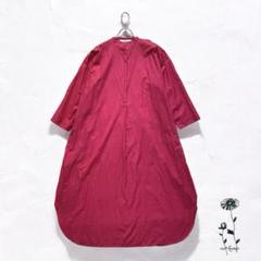FRAMeWORK♡日本製♡比翼シャツワンピース♡ロング♡ピンク♡フレームワーク FRAMeWORK♡日本製♡比翼シャツワンピース♡ロング♡ピンク
