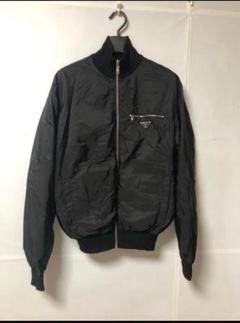 最終値下げ 新品未使用　PRADA ナイロンジャケット ウールニット ZIP org.jpg