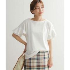 【美品】★アーバンリサーチ ドアーズ デザインフリルスリーブプルオーバー★
