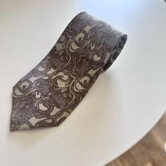 ネクタイ　シルク　日本製 ハンドメイド　ペイズリー　透かし